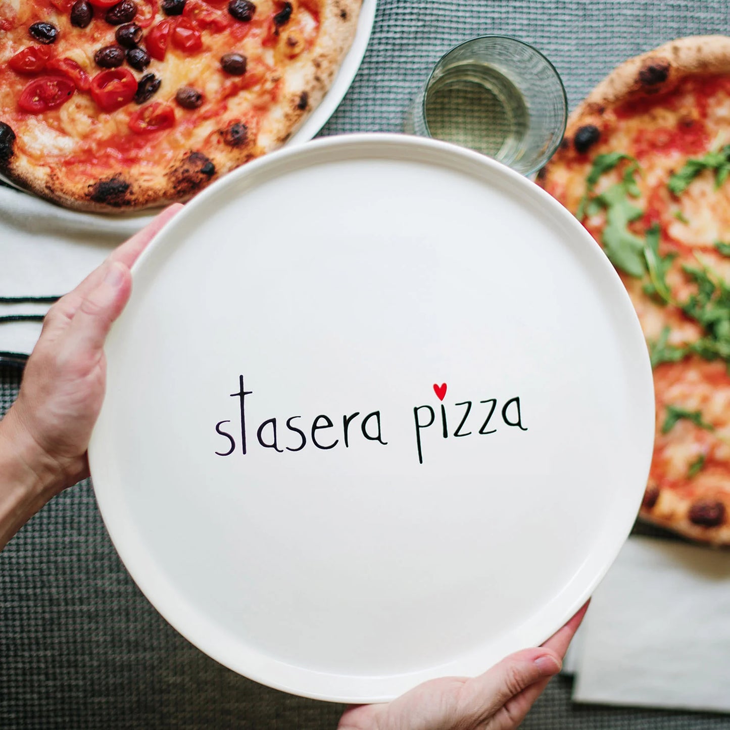 Piatto pizza - Stasera pizza