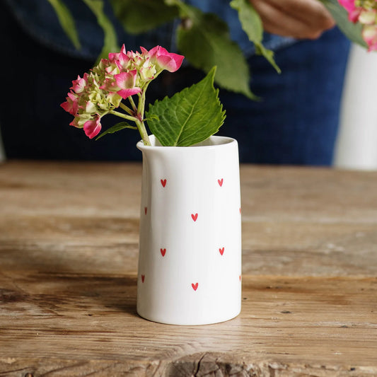 Lattiera - Tenda di cuori