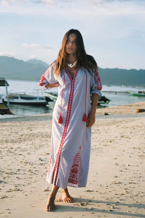 Abito Embroidered