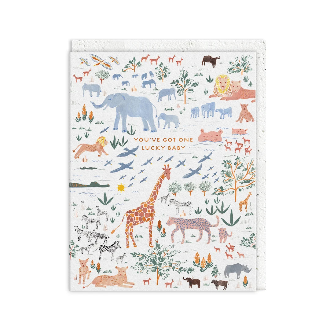 Cartolina con busta Piantabile - Lucky Baby