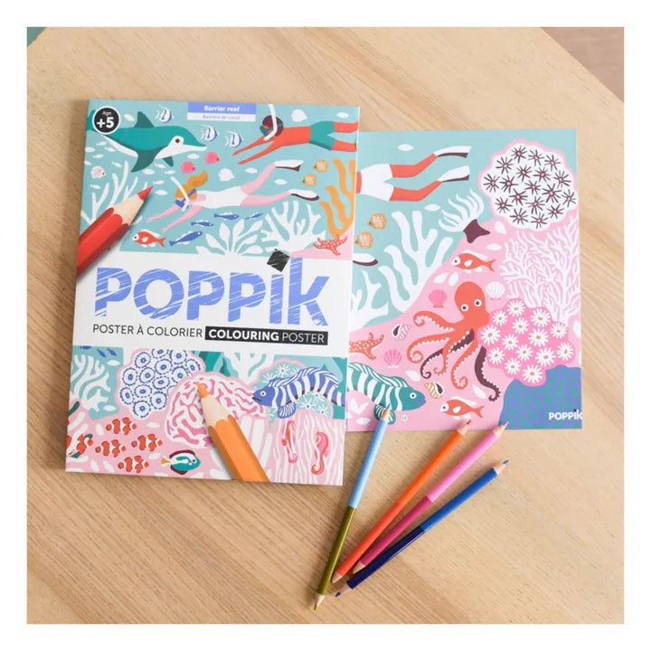 Poster da colorare - Mare