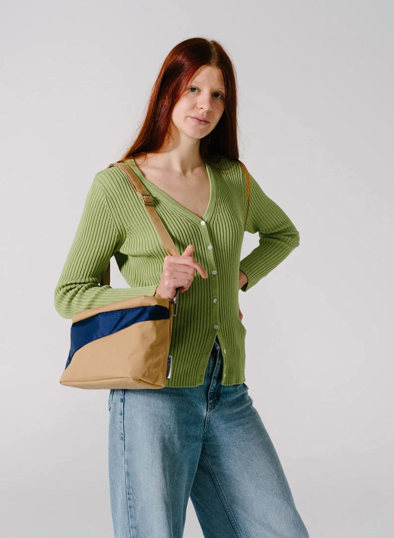 Bum Bag M - Camel & Navy