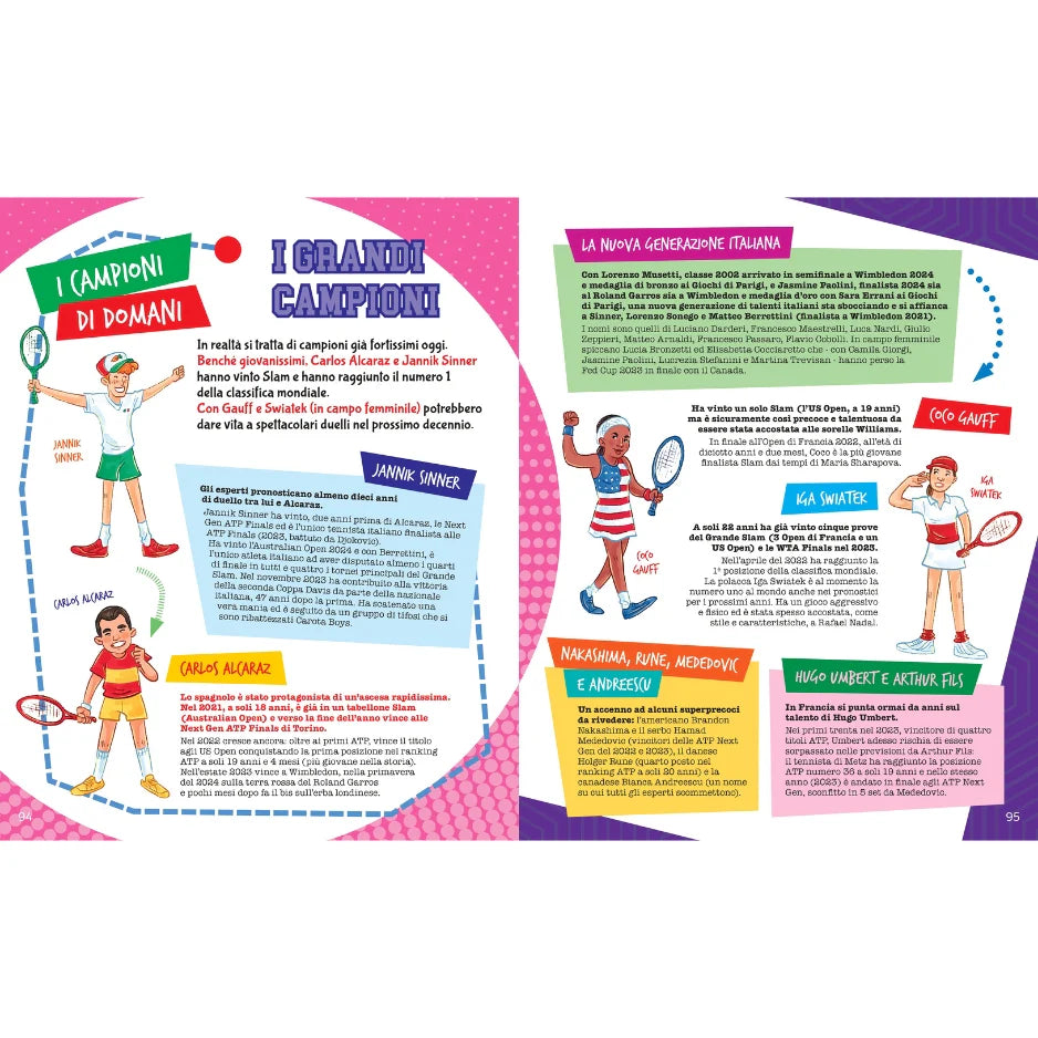 Il tennis spiegato ai bambini