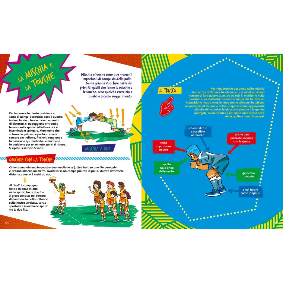 Il rugby spiegato ai bambini