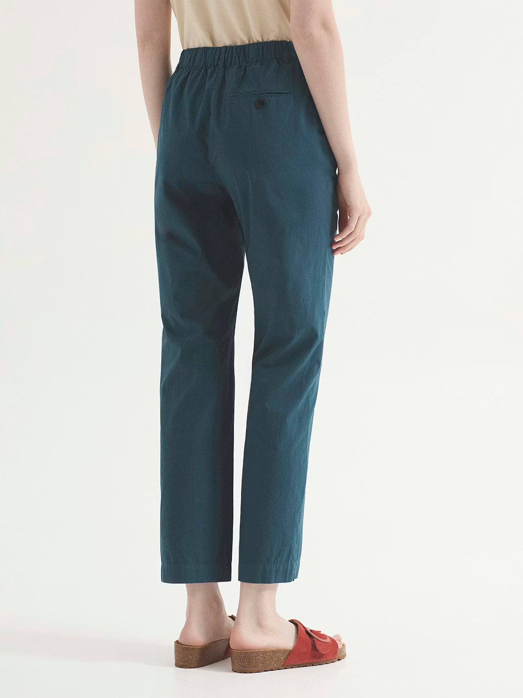 Pantaloni Popeline - Blue