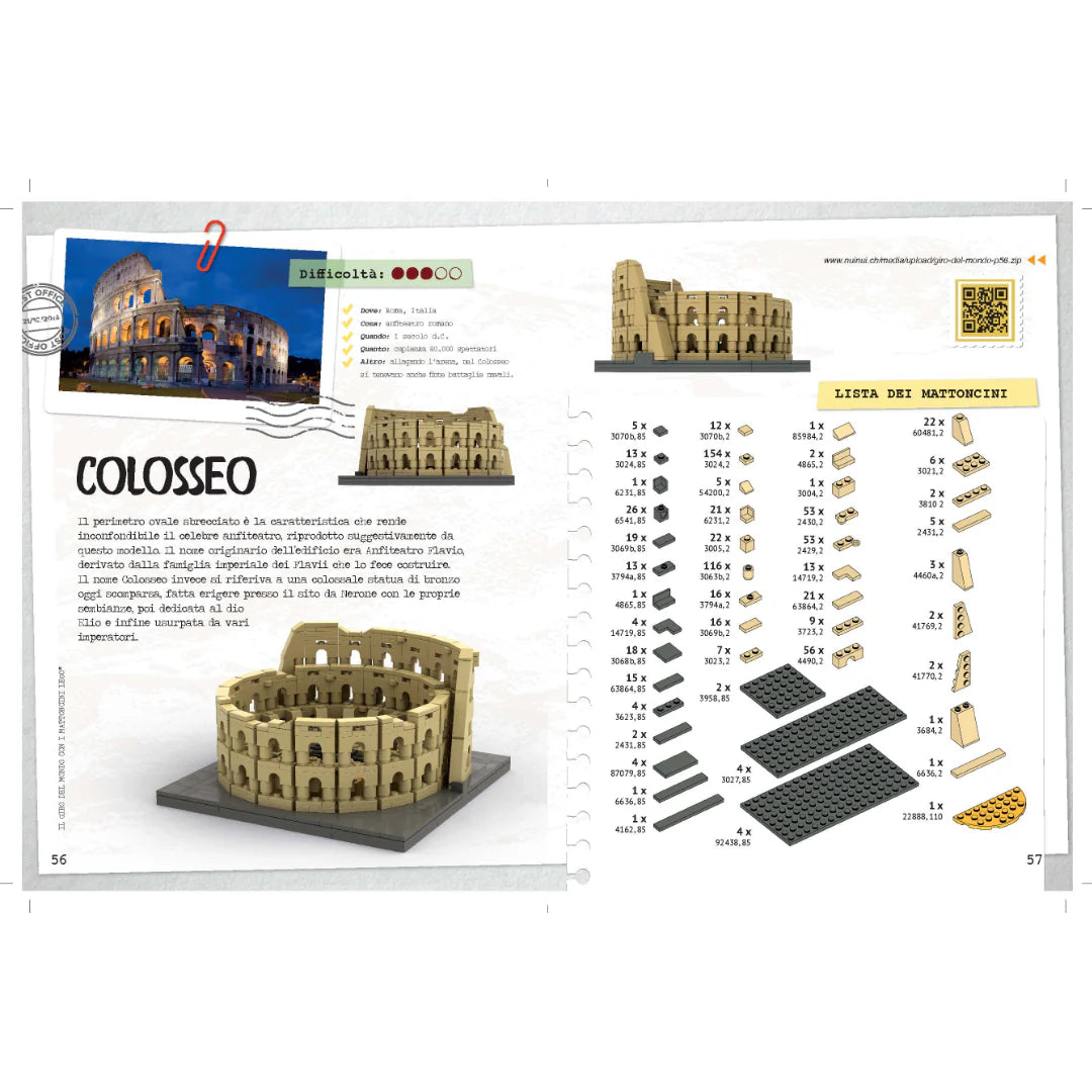 Il giro del mondo con i mattoncini Lego