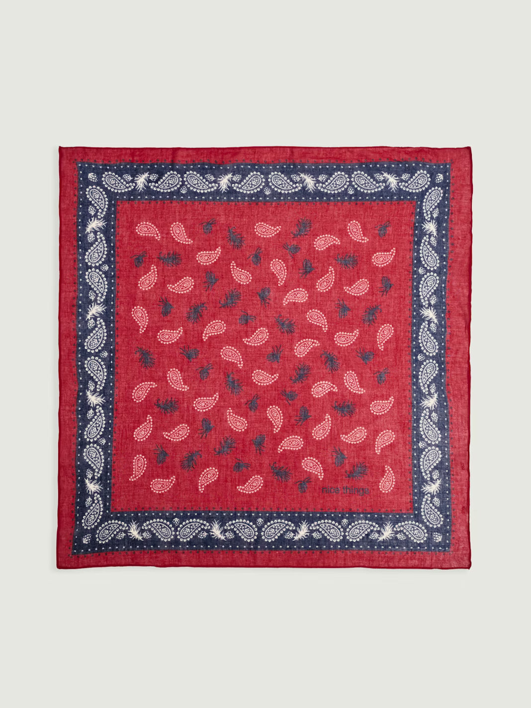 Foulard Pine - Rosso