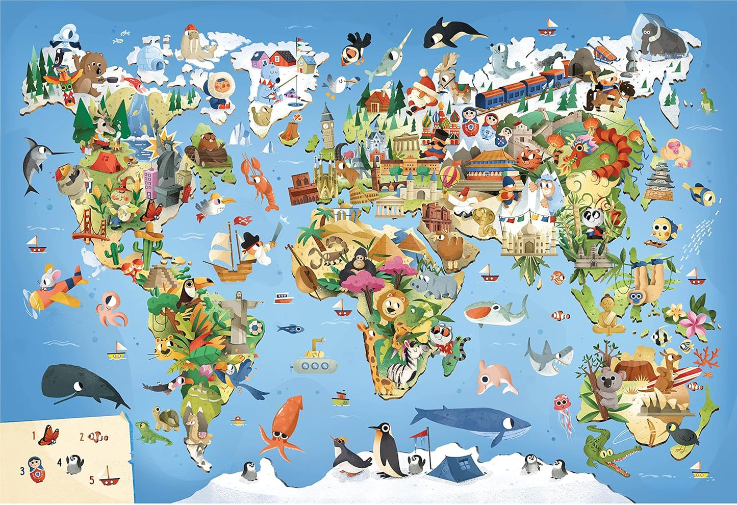 Libro Puzzle - Mondo