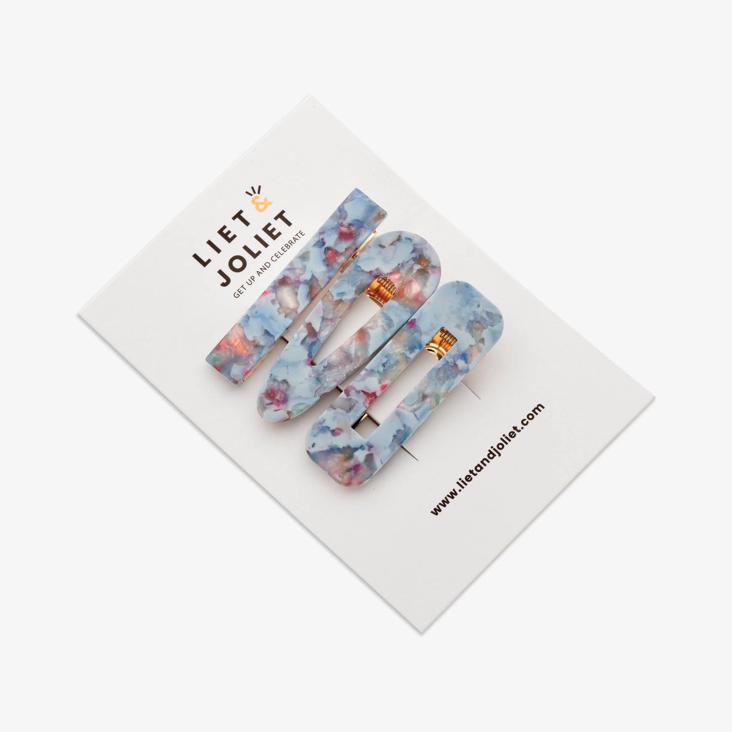 Set 3 Fermagli - Azzurro