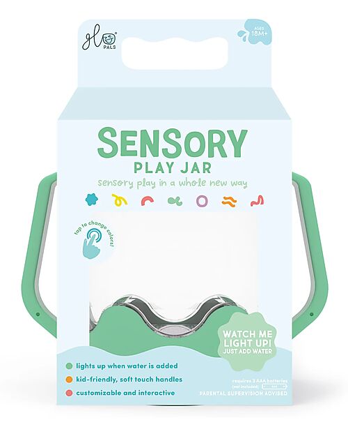 Barattolo per gioco sensoriale - Verde