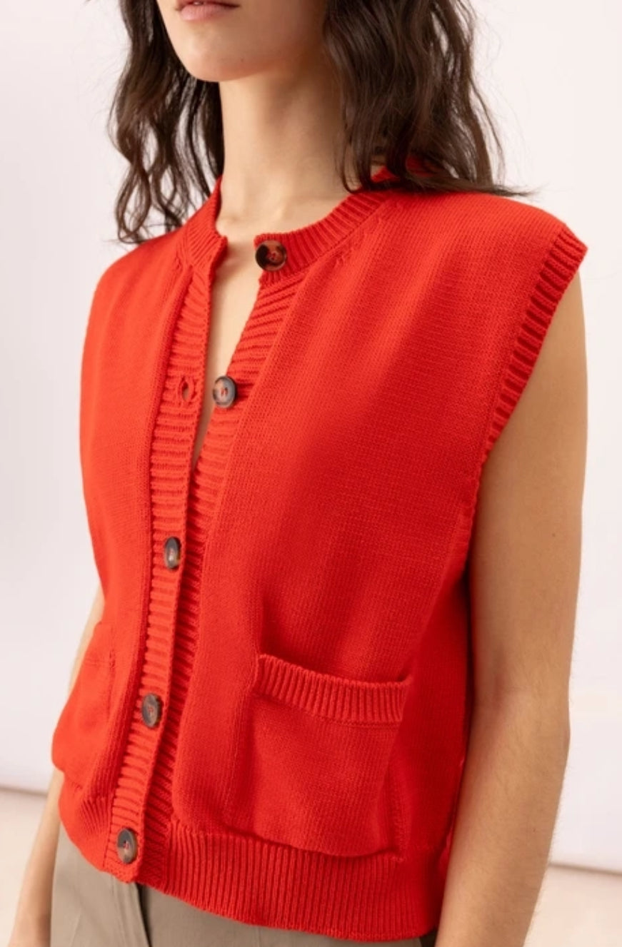 Gilet College rosso