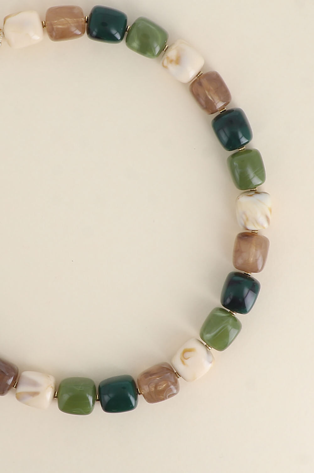 Collana Cubic - Verde