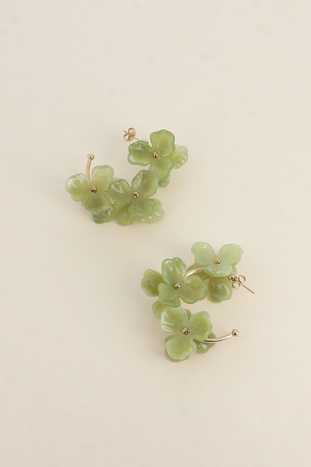 Orecchini - Fiori Verdi