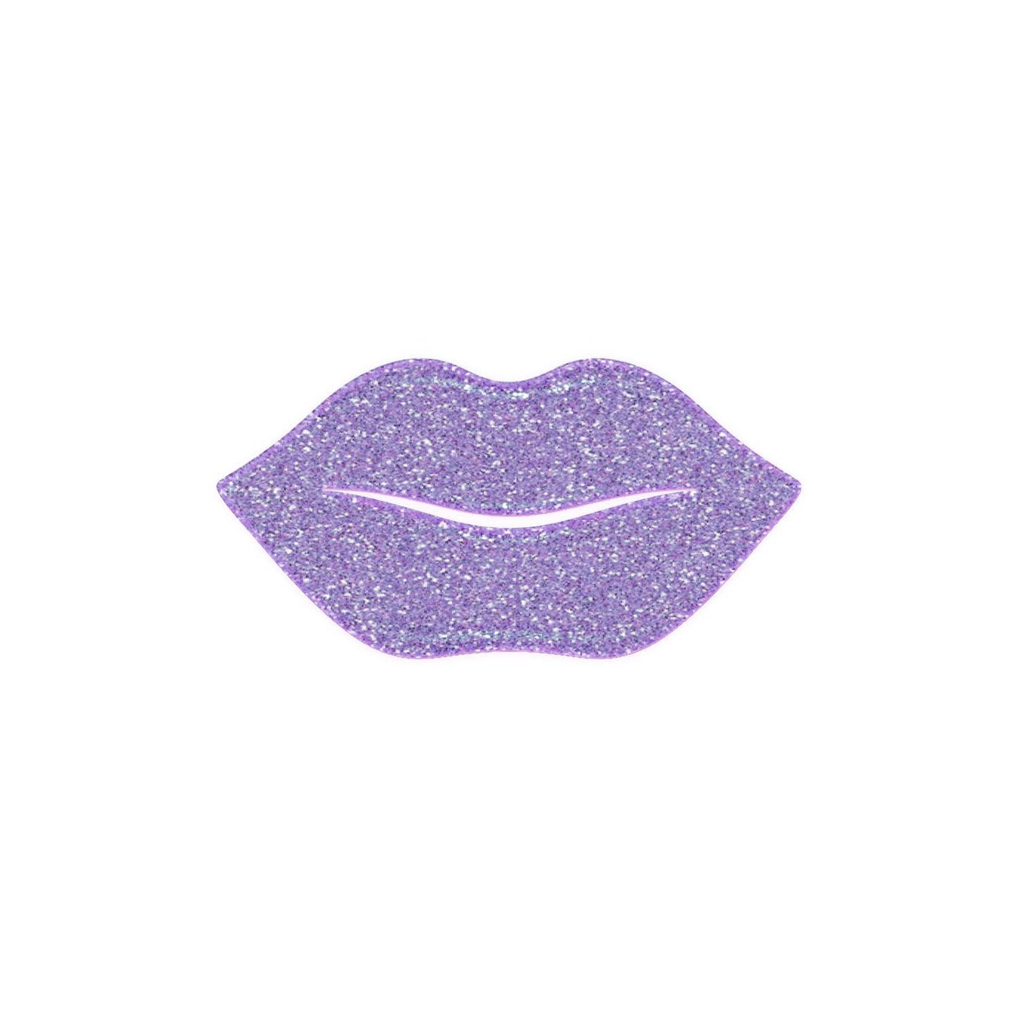 Patch labbra Glitter - Viola
