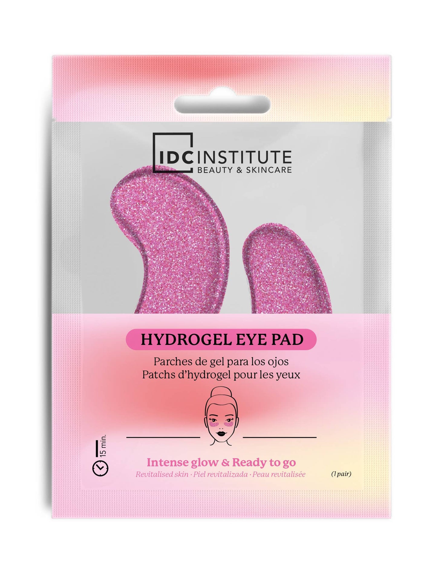 Patch occhi Glitter - Rosa