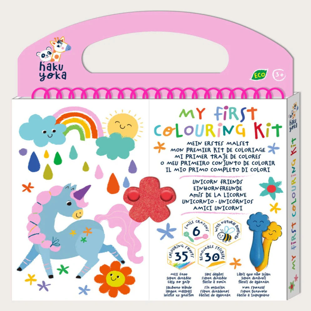 First Colouring Kit - Unicorni