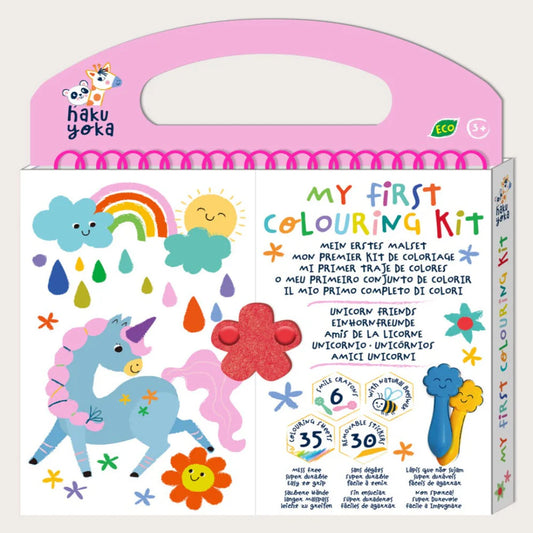 First Colouring Kit - Unicorni