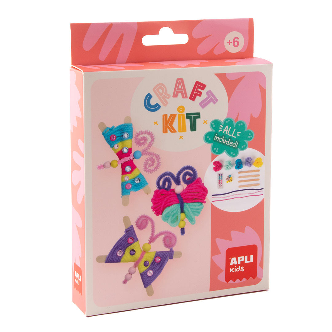 Crea farfalle di lana