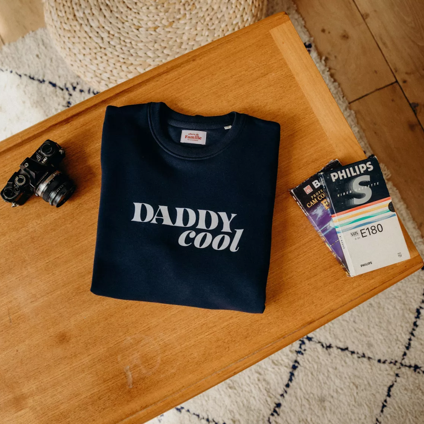 T-shirt Daddy Cool - Blu