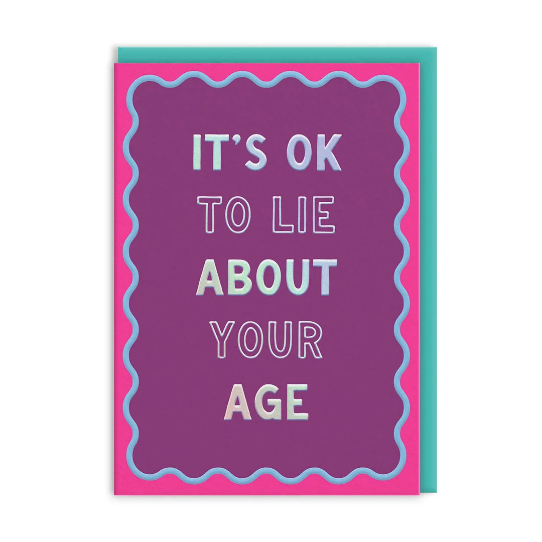 Cartolina - It's ok to Lie