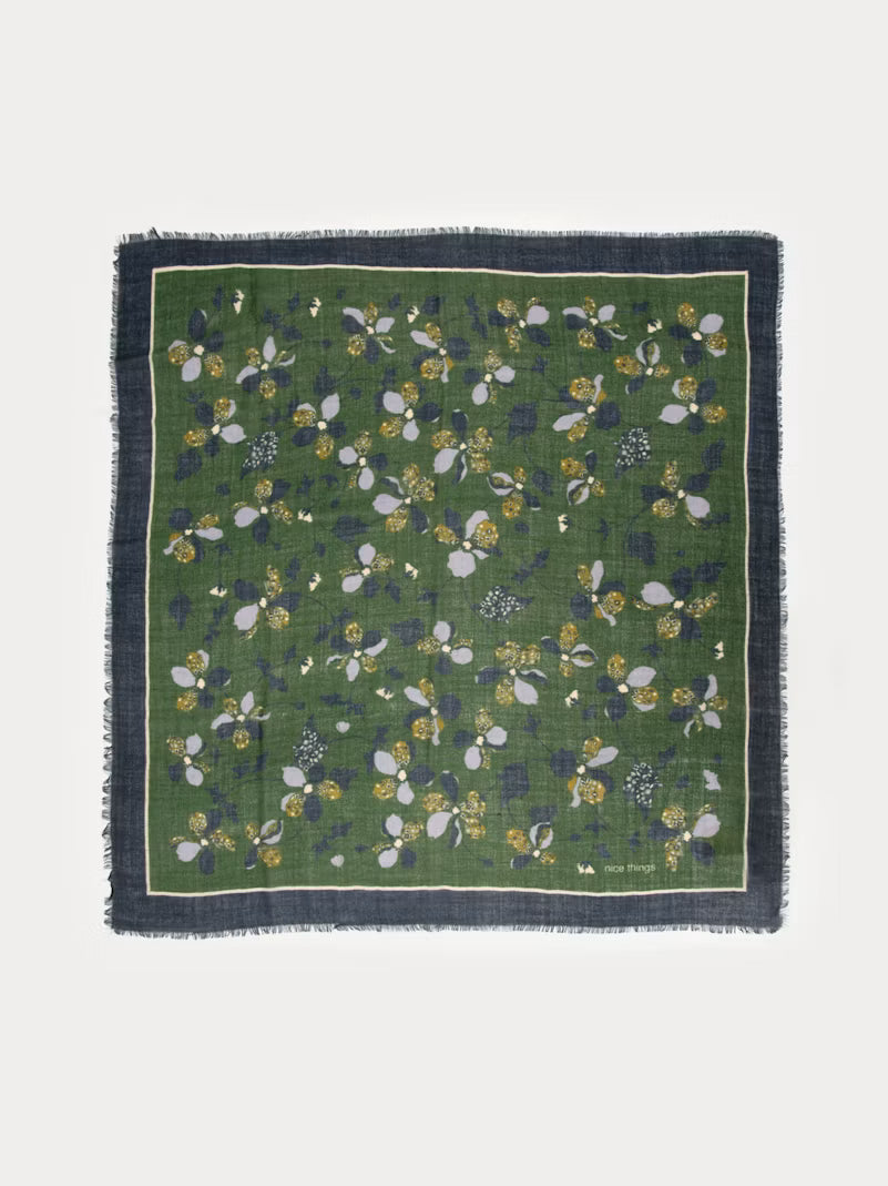 Geometric Flower - Green