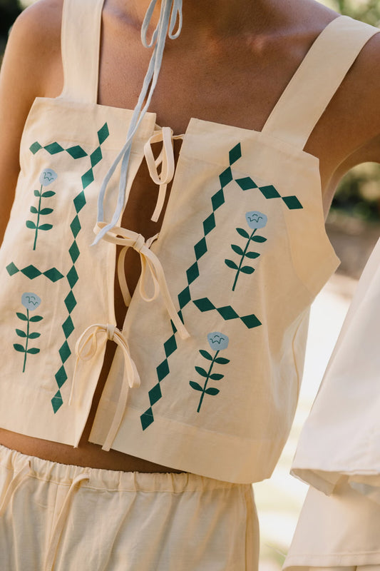 Top - Geometric Flowers