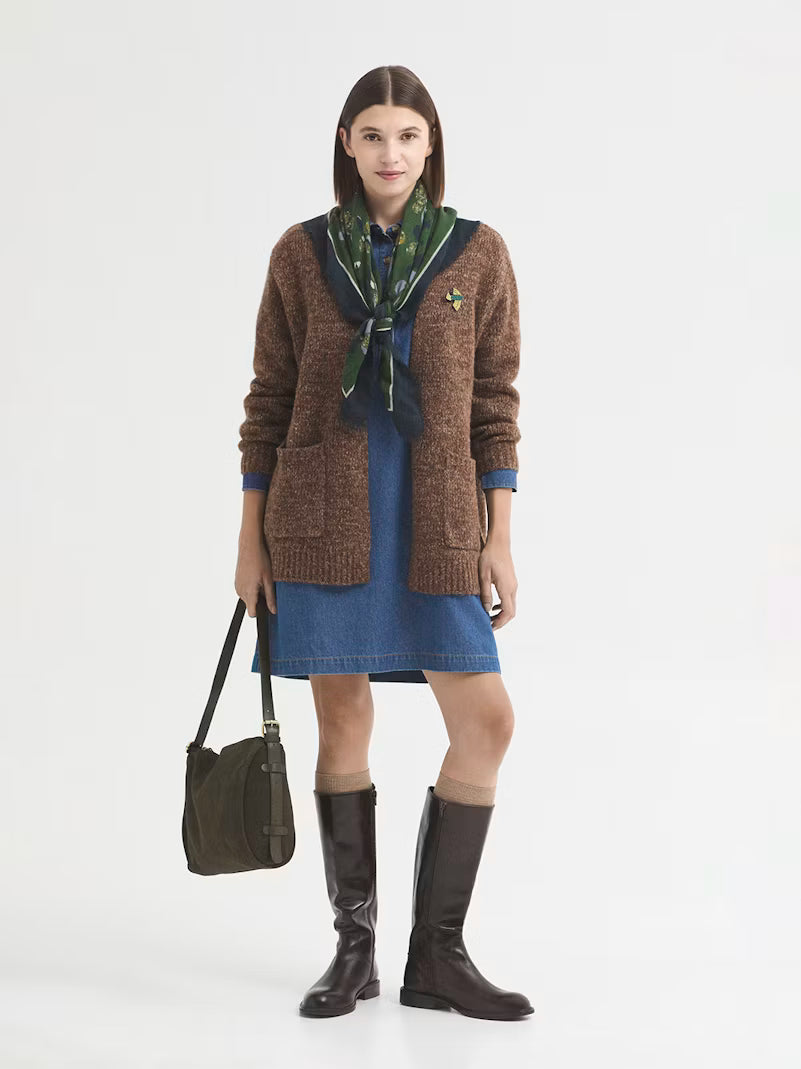 Cardigan lungo - Brown