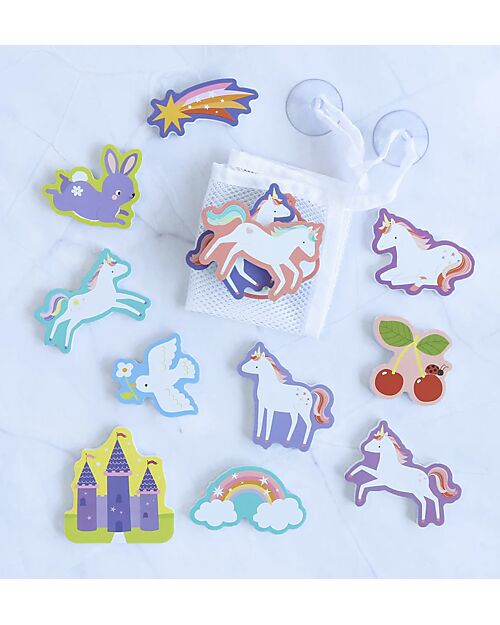 Giochi adesivi per il bagnetto - Unicorni