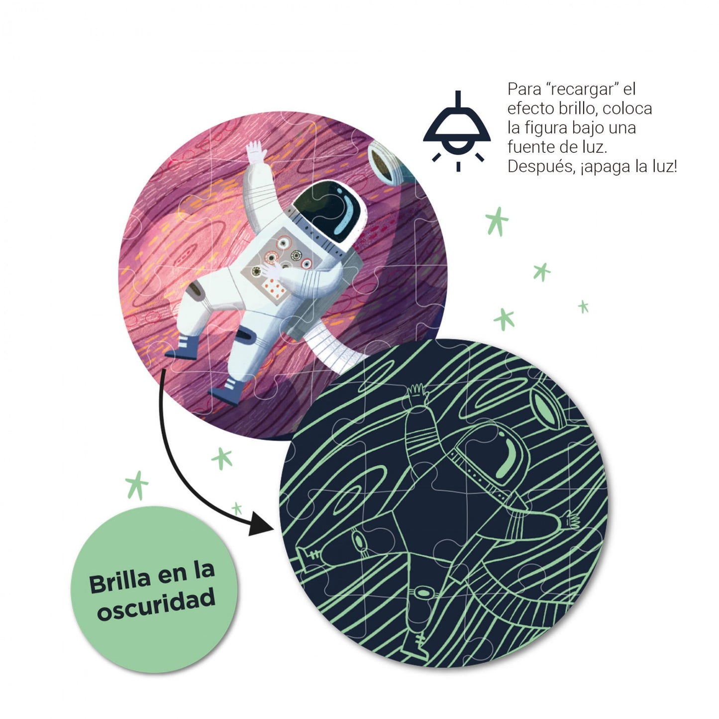 Glow in the dark - Spazio