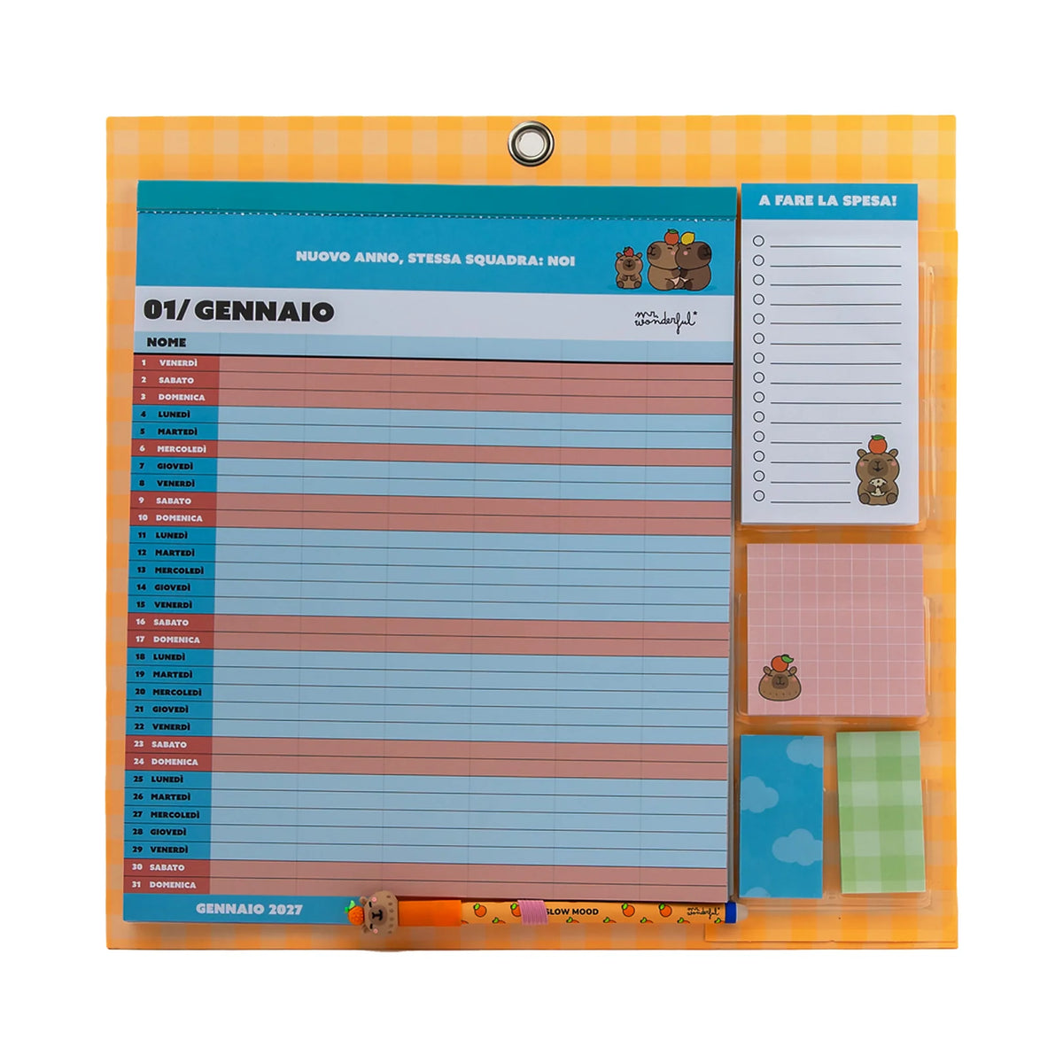Calendario Famigliare Magnetico