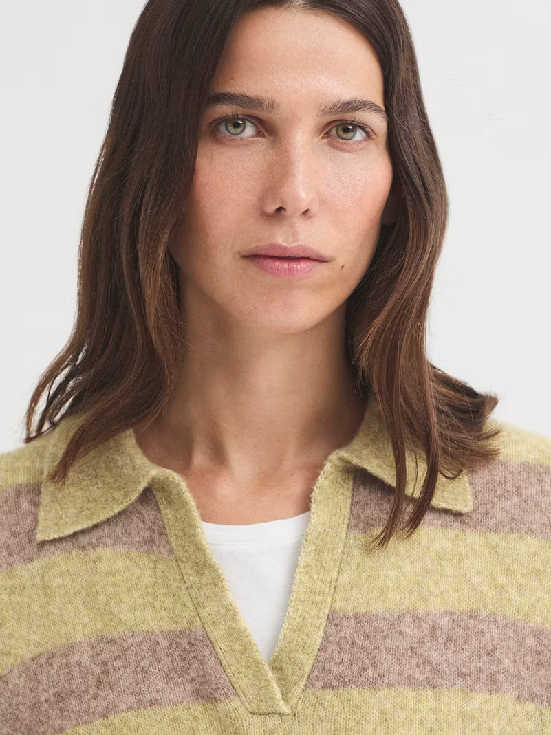 Polo Stripe - Natural