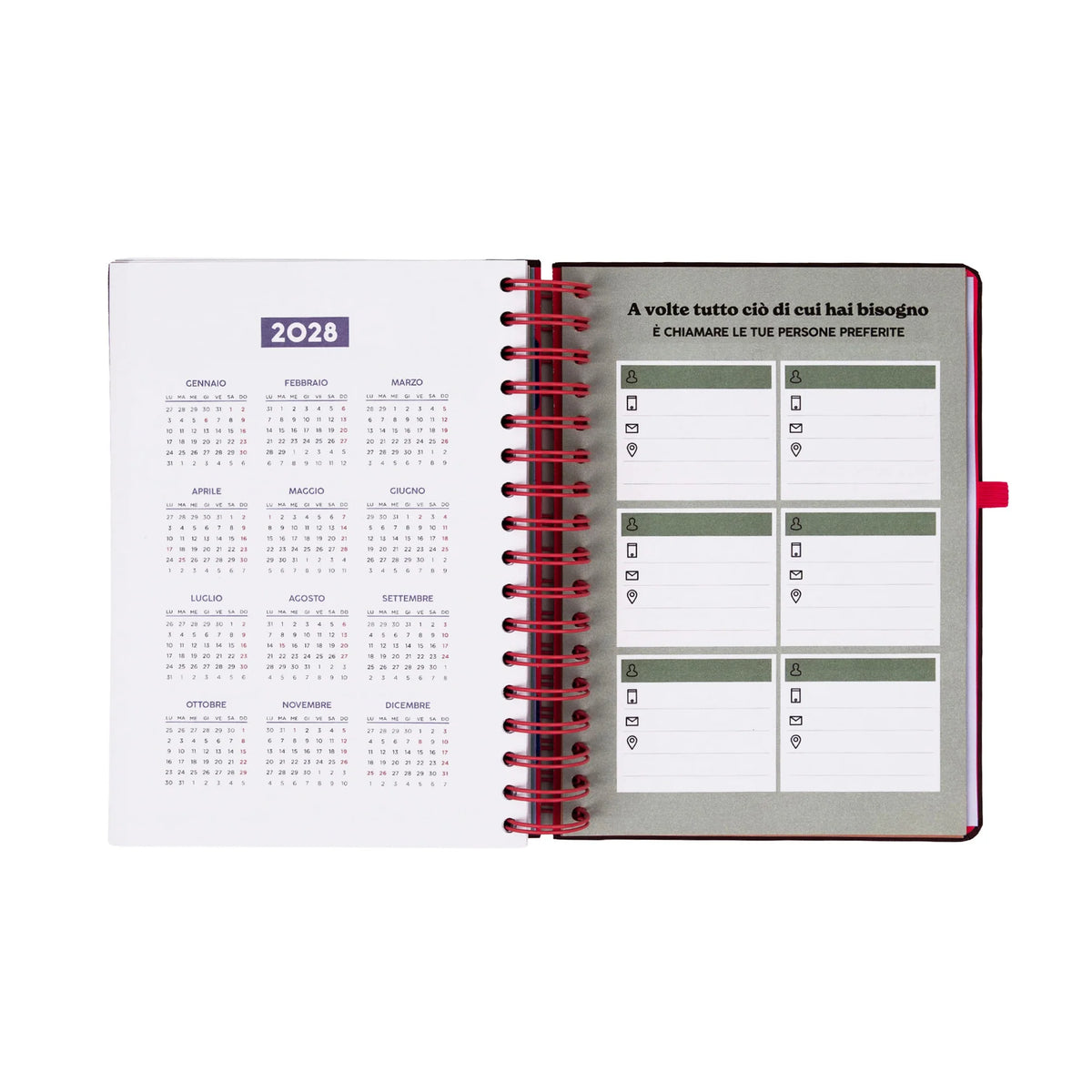Agenda Settimanale piccola - 2027 Full Aesthetic