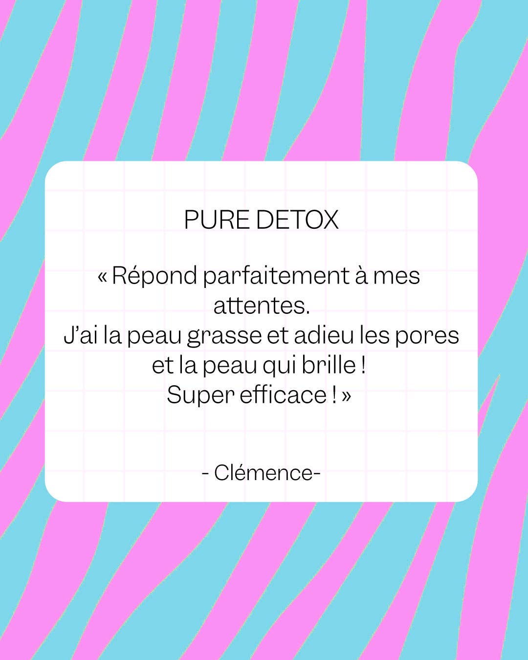 PURE DETOX - Maschera purificante in tessuto di carbone