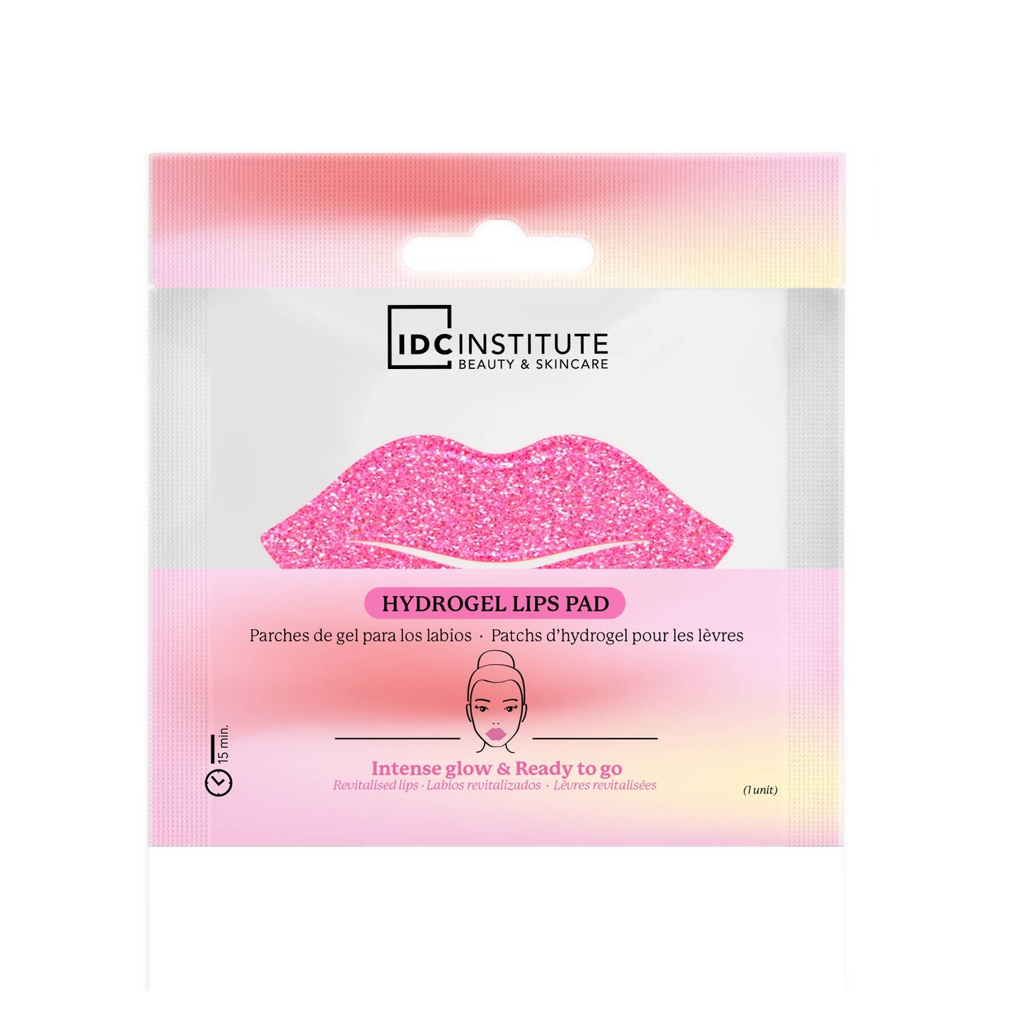 Patch labbra Glitter - Rosa