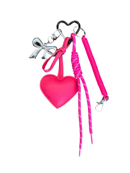 Charms - Cuore Fucsia