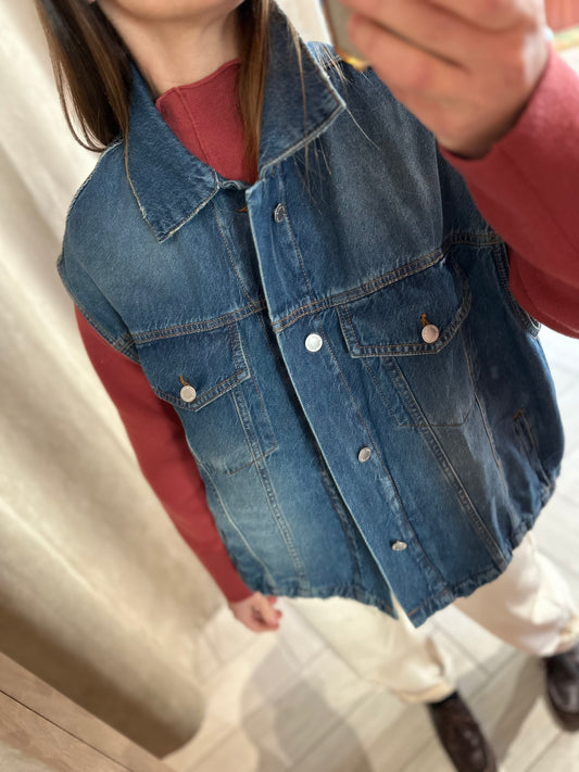Gilet jeans