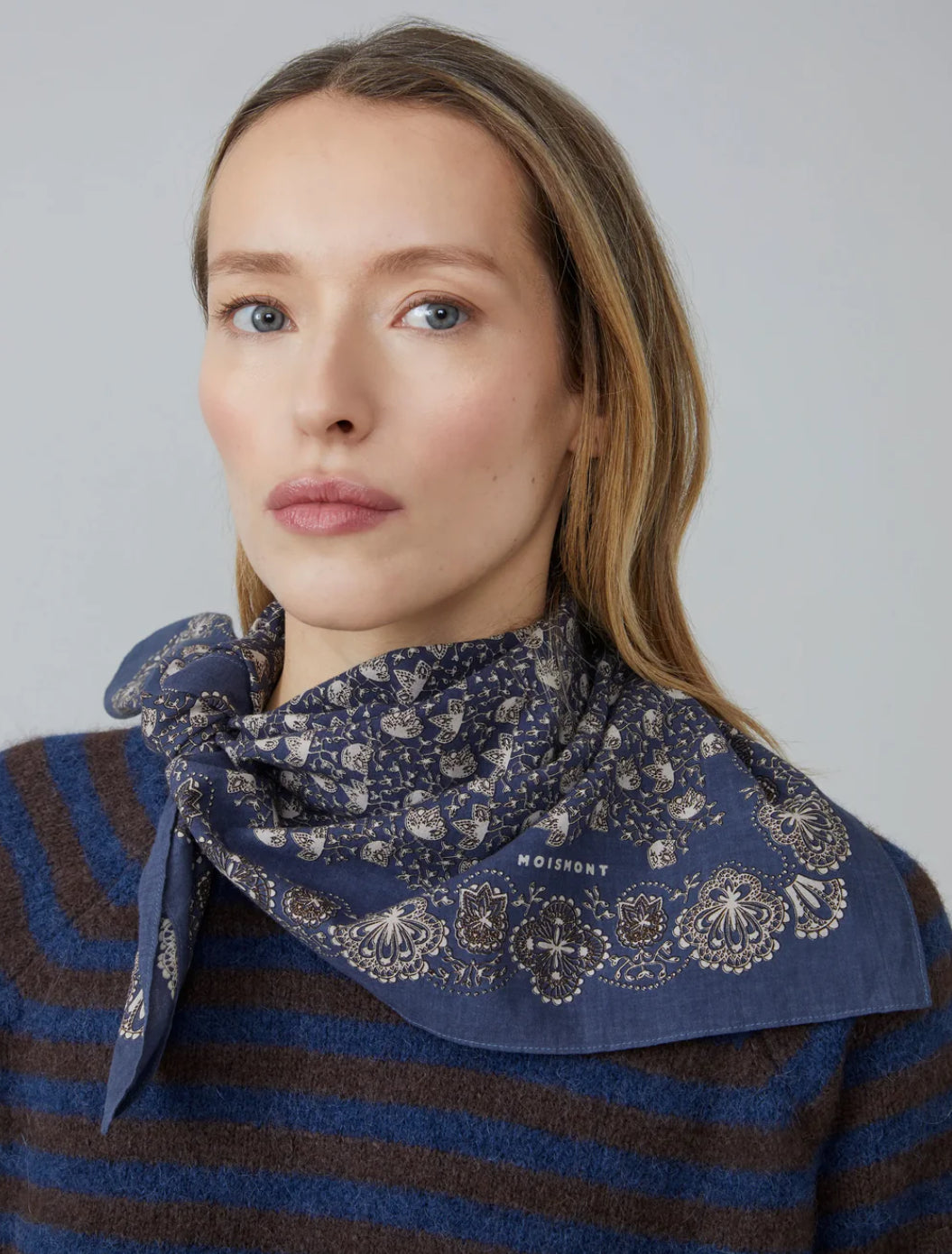 Foulard Slat Grey