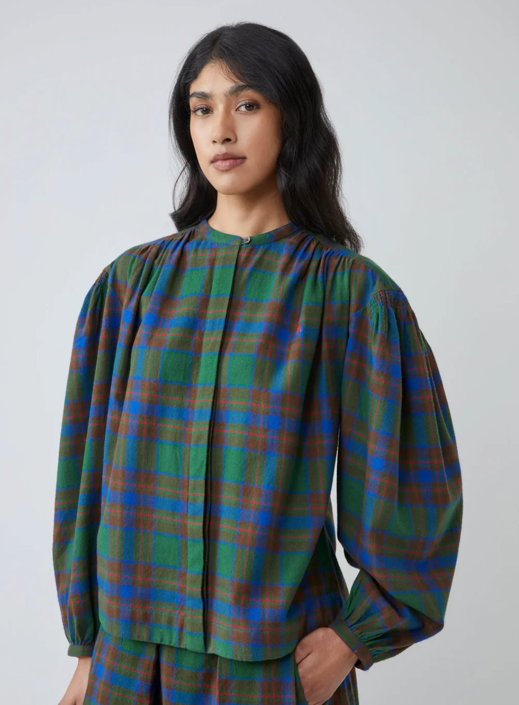 Camicia Check royal