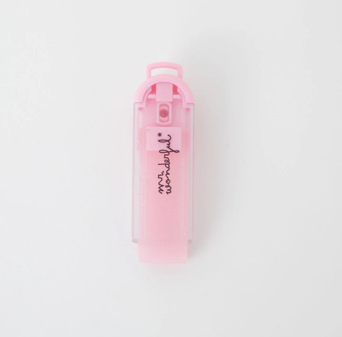 Gomma glitter rosa