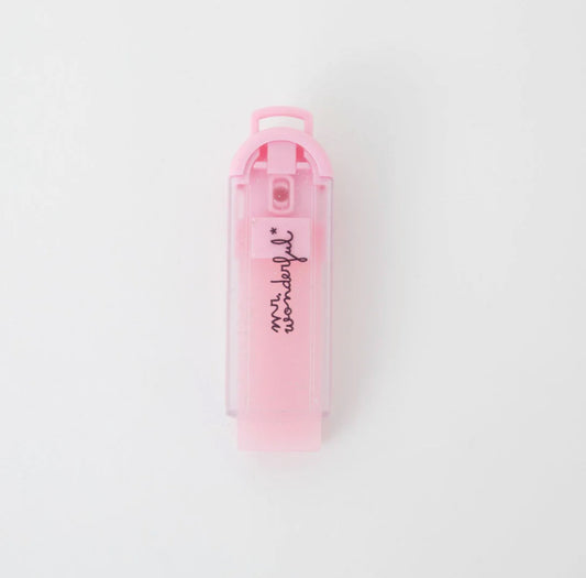 Gomma glitter rosa