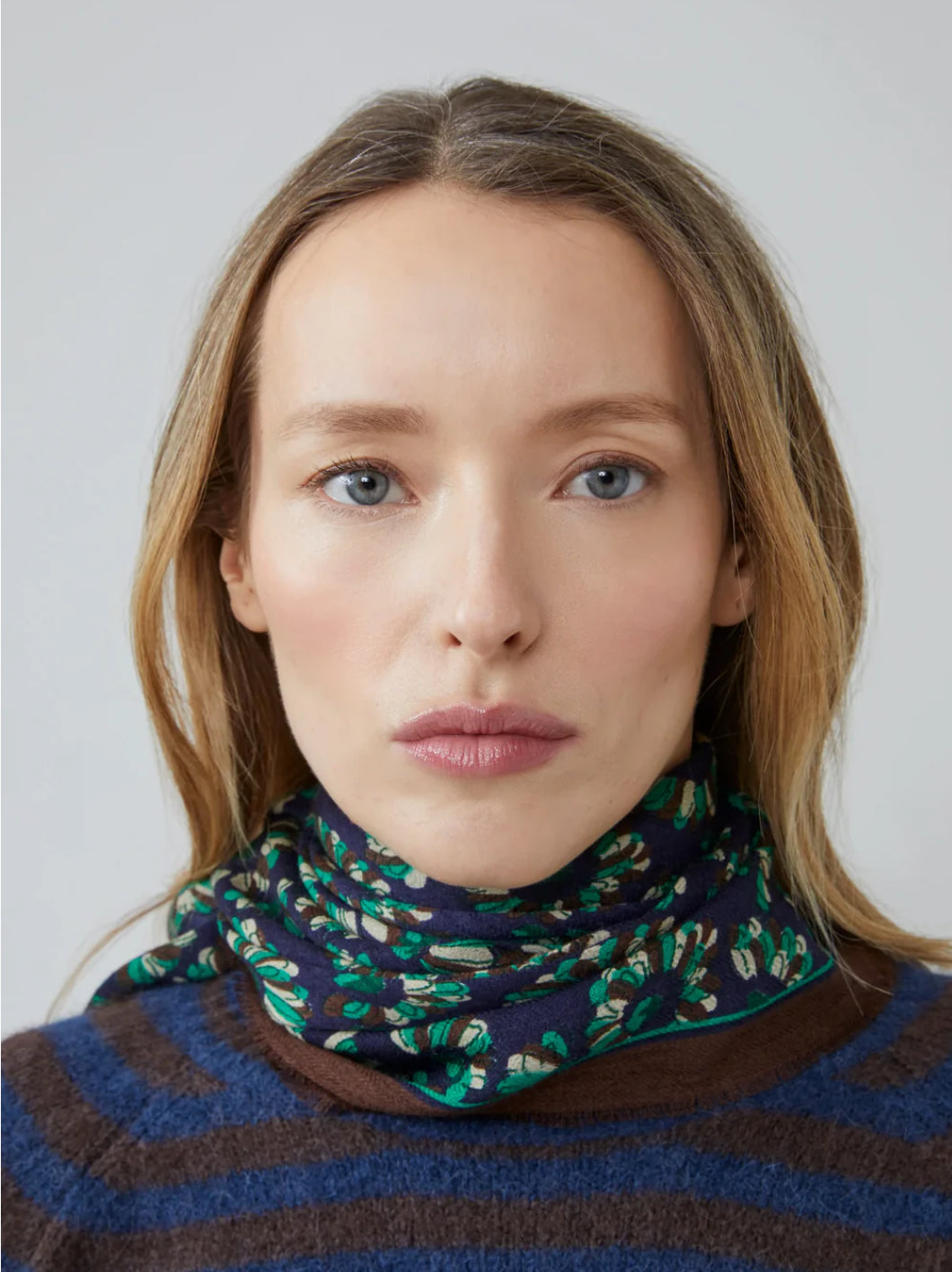Foulard Oxford green