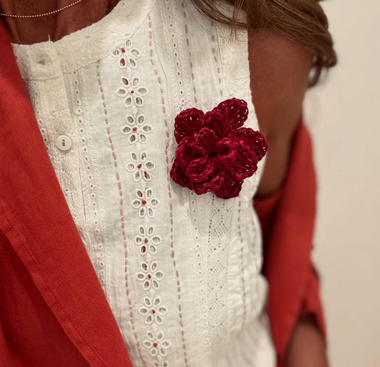 Crochet rosso