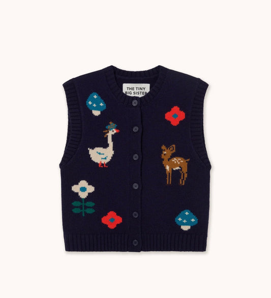Gilet Intarsia