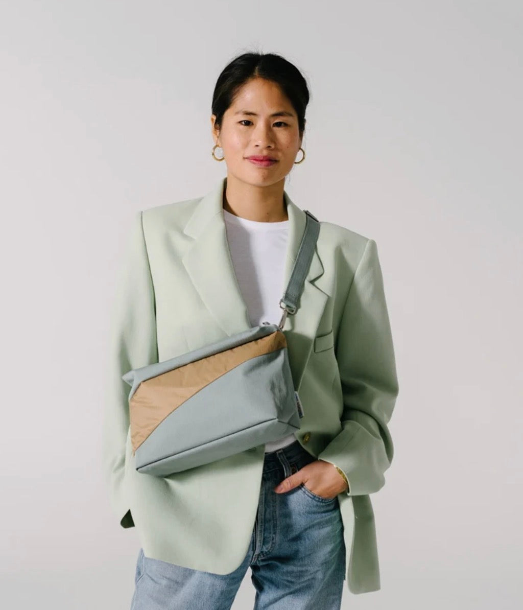 PREORDER Bum Bag M - Grey & Camel