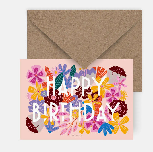 Cartolina - Happy birthday