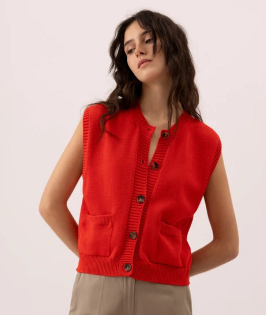 Gilet College rosso