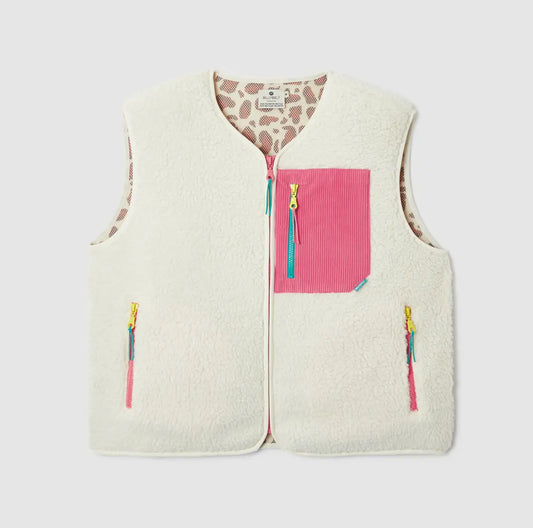 Gilet Sherpa avorio