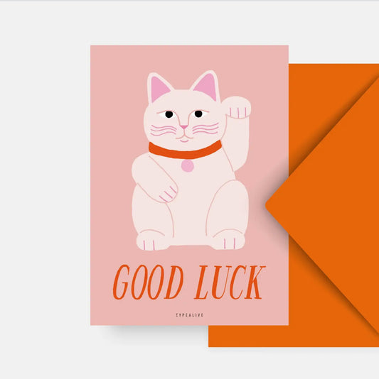 Cartolina - Lucky cat