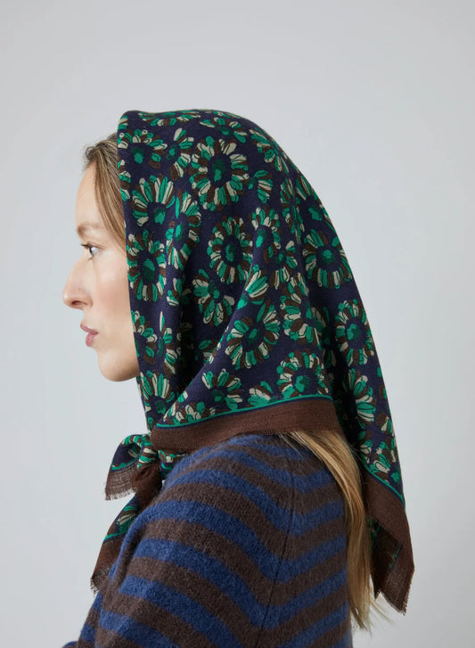 Foulard Oxford green