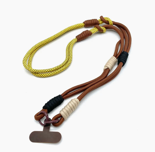 Tracolla per cellulare - Gialla
